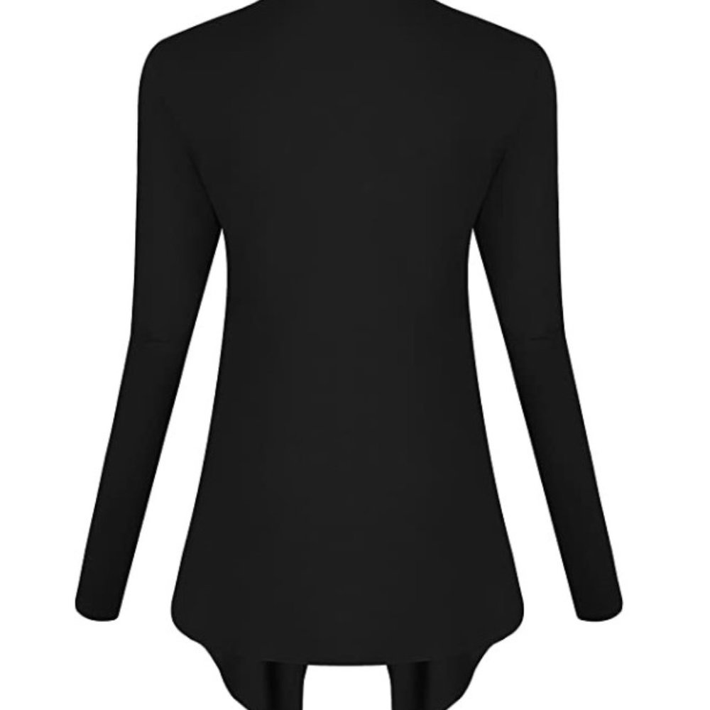 NWT Urban CoCo Open Front Black Cardigan Size XXL - Picture 3 of 7